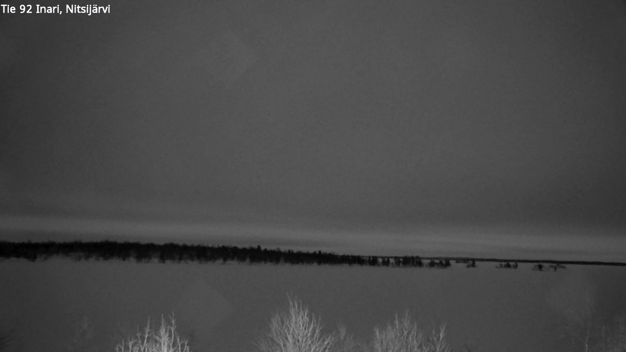 Kelikamerat Kuva Tie 92 Inari, Nitsijärvi, Inari, Lappi