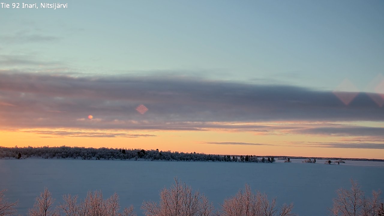 Kelikamerat Kuva Tie 92 Inari, Nitsijärvi, Inari, Lappi