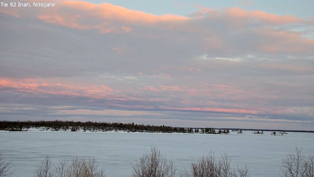 Kelikamerat Kuva Tie 92 Inari, Nitsijärvi, Inari, Lappi