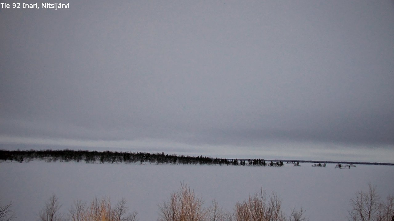 Kelikamerat Kuva Tie 92 Inari, Nitsijärvi, Inari, Lappi