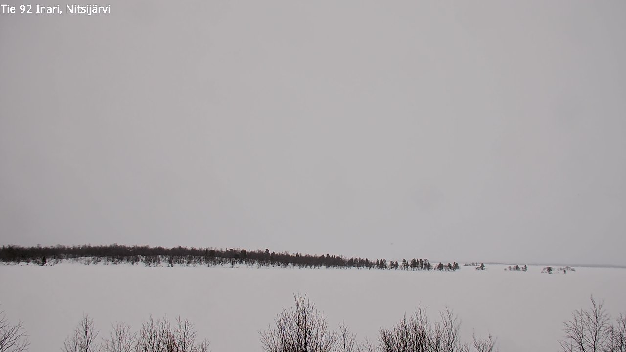 Kelikamerat Kuva Tie 92 Inari, Nitsijärvi, Inari, Lappi