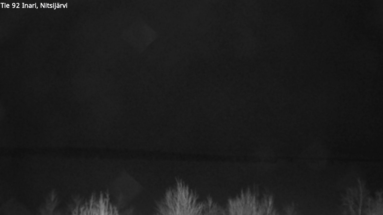 Weather Camera Image Road 92 Inari, Nitsijärvi, Inari, Lappi