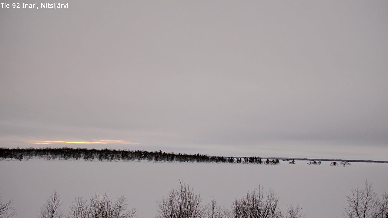 Kelikamerat Kuva Tie 92 Inari, Nitsijärvi, Inari, Lappi