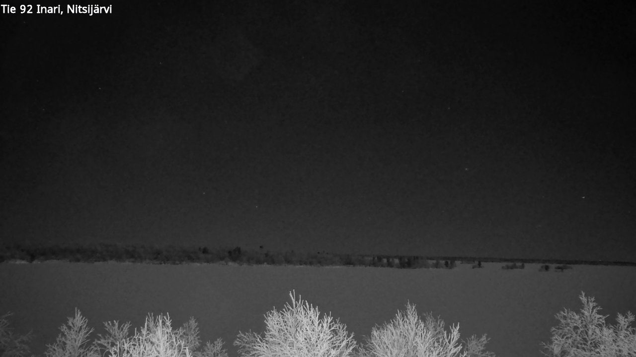 Kelikamerat Kuva Tie 92 Inari, Nitsijärvi, Inari, Lappi