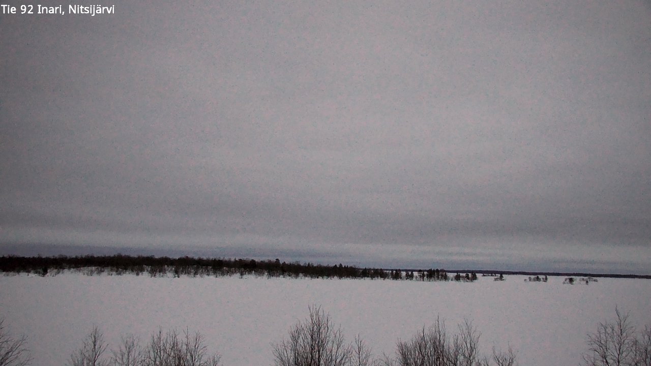 Kelikamerat Kuva Tie 92 Inari, Nitsijärvi, Inari, Lappi