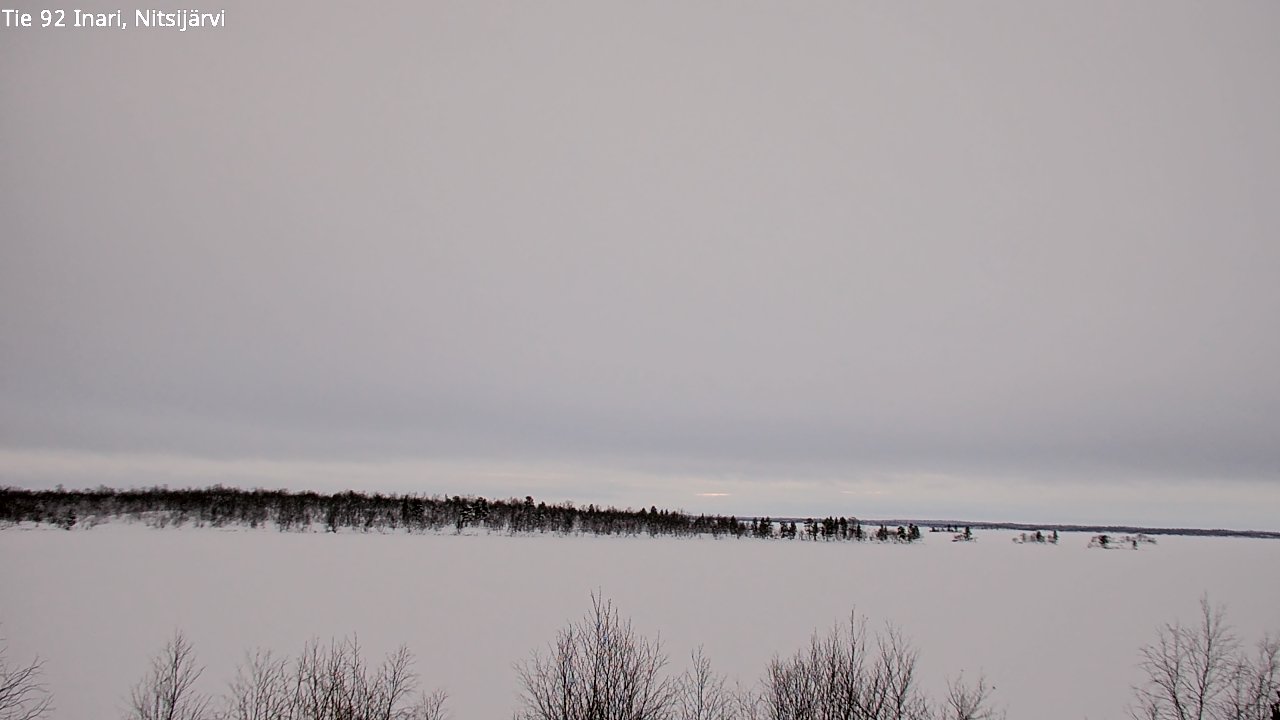 Kelikamerat Kuva Tie 92 Inari, Nitsijärvi, Inari, Lappi