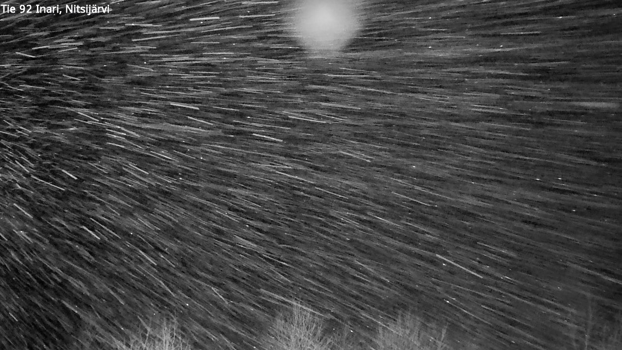 Kelikamerat Kuva Tie 92 Inari, Nitsijärvi, Inari, Lappi