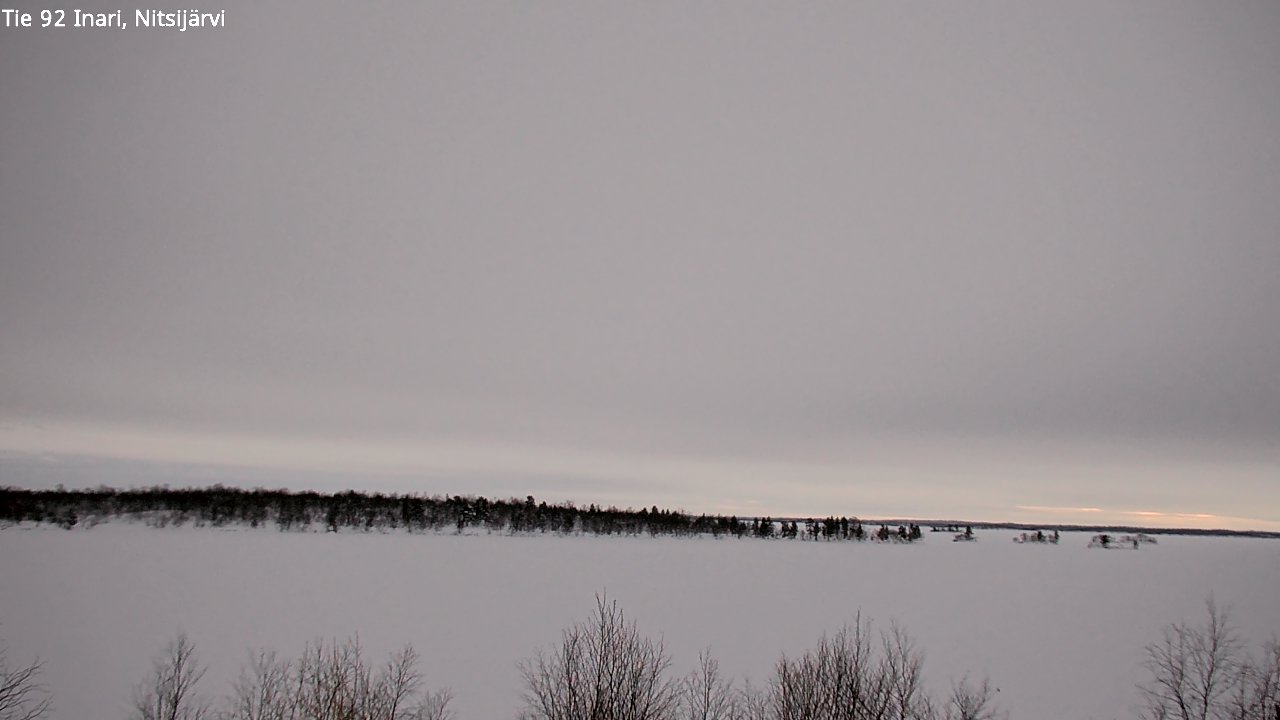 Kelikamerat Kuva Tie 92 Inari, Nitsijärvi, Inari, Lappi