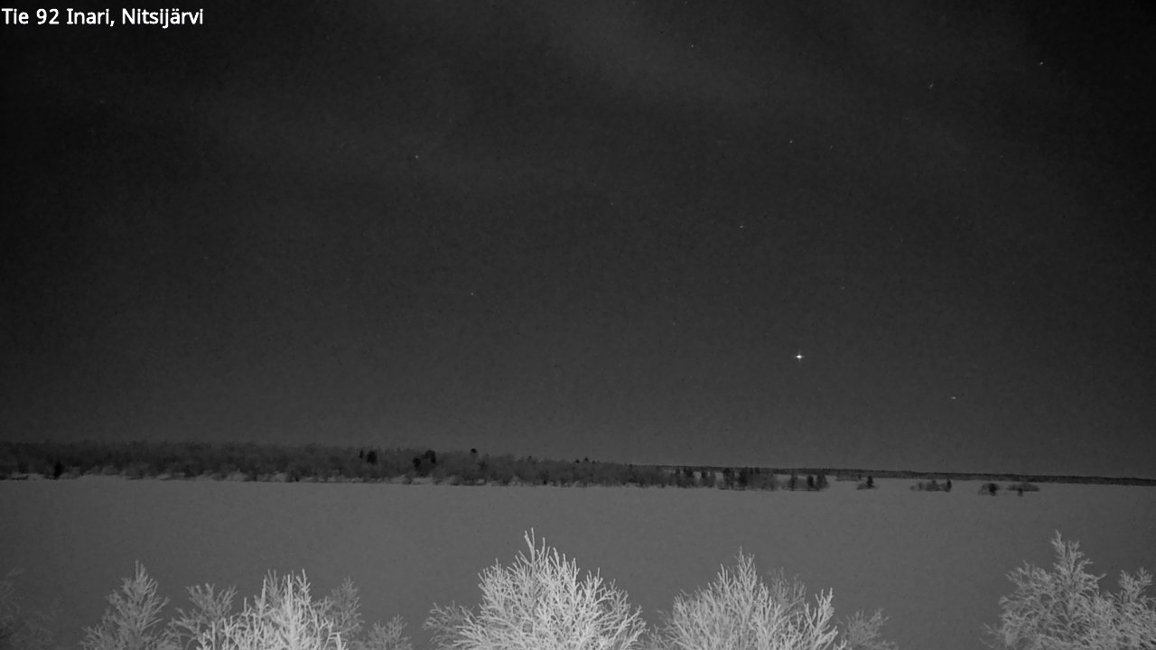 Kelikamerat Kuva Tie 92 Inari, Nitsijärvi, Inari, Lappi