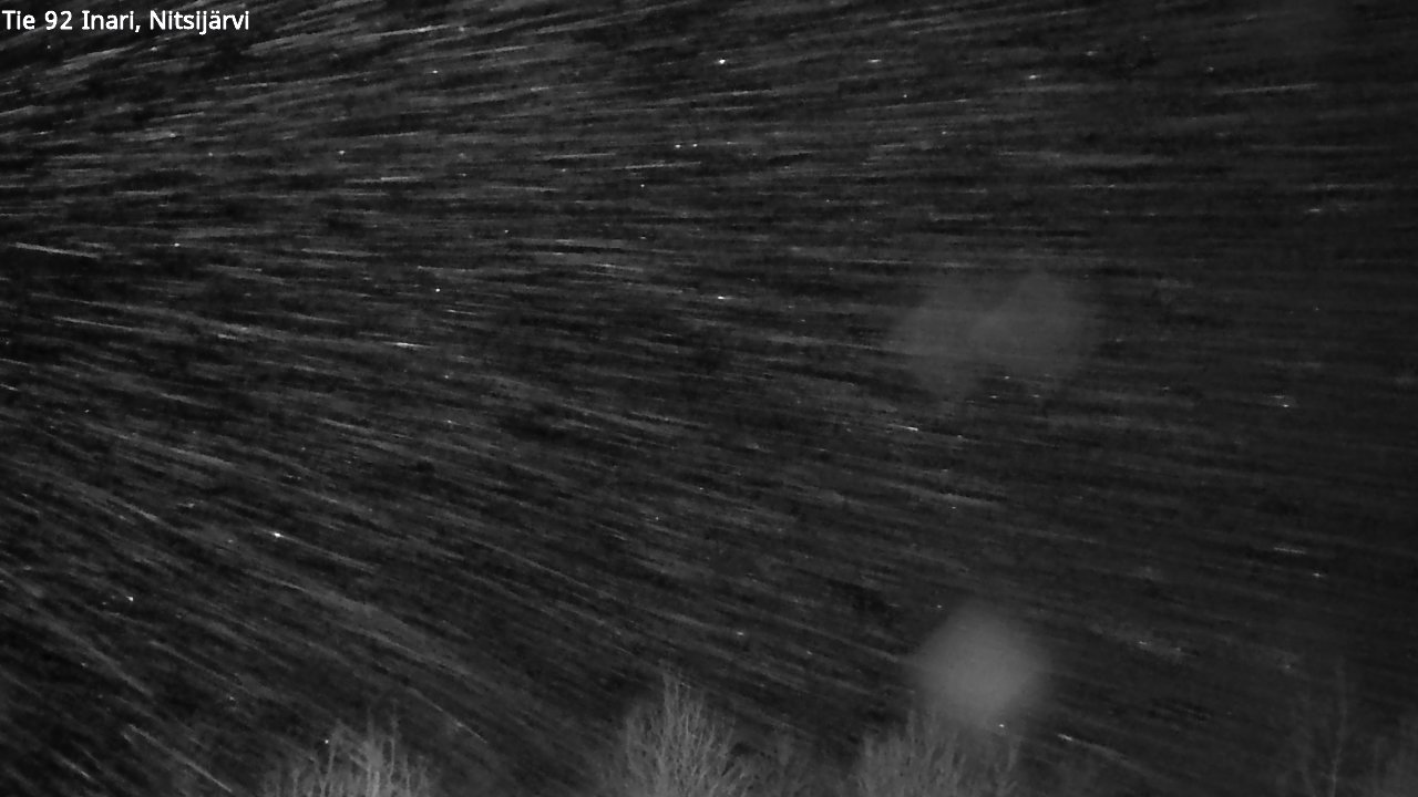 Kelikamerat Kuva Tie 92 Inari, Nitsijärvi, Inari, Lappi