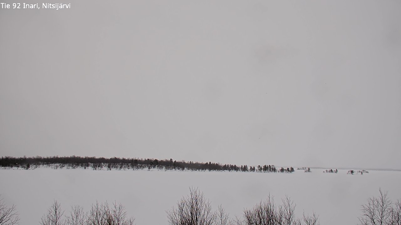 Kelikamerat Kuva Tie 92 Inari, Nitsijärvi, Inari, Lappi