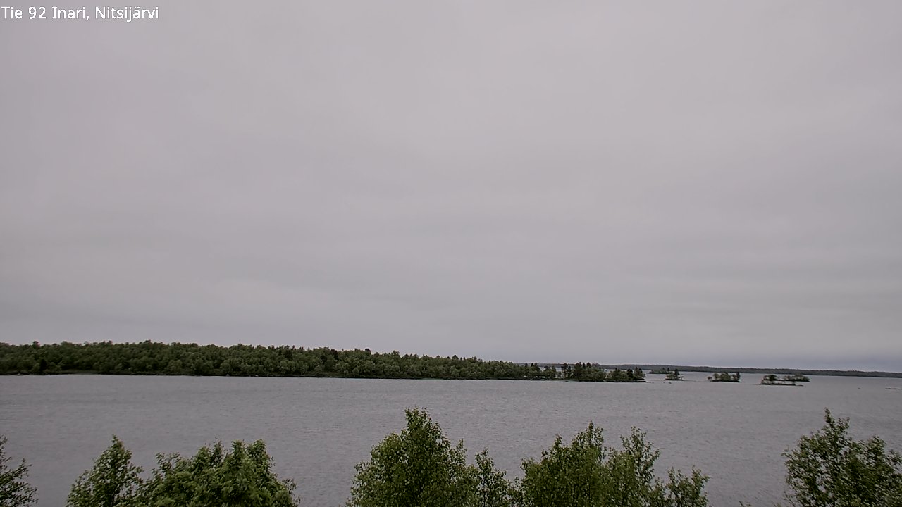 Weather Camera Image Road 92 Inari, Nitsijärvi, Inari, Lappi