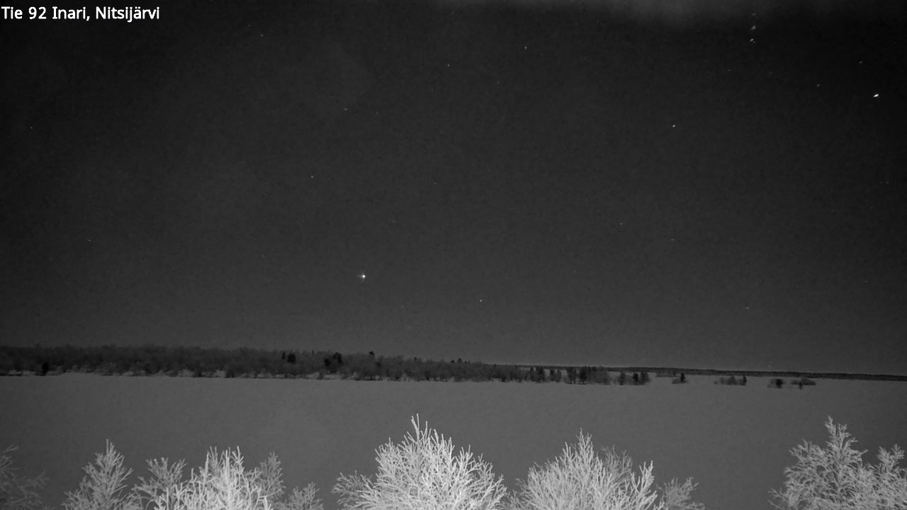 Kelikamerat Kuva Tie 92 Inari, Nitsijärvi, Inari, Lappi