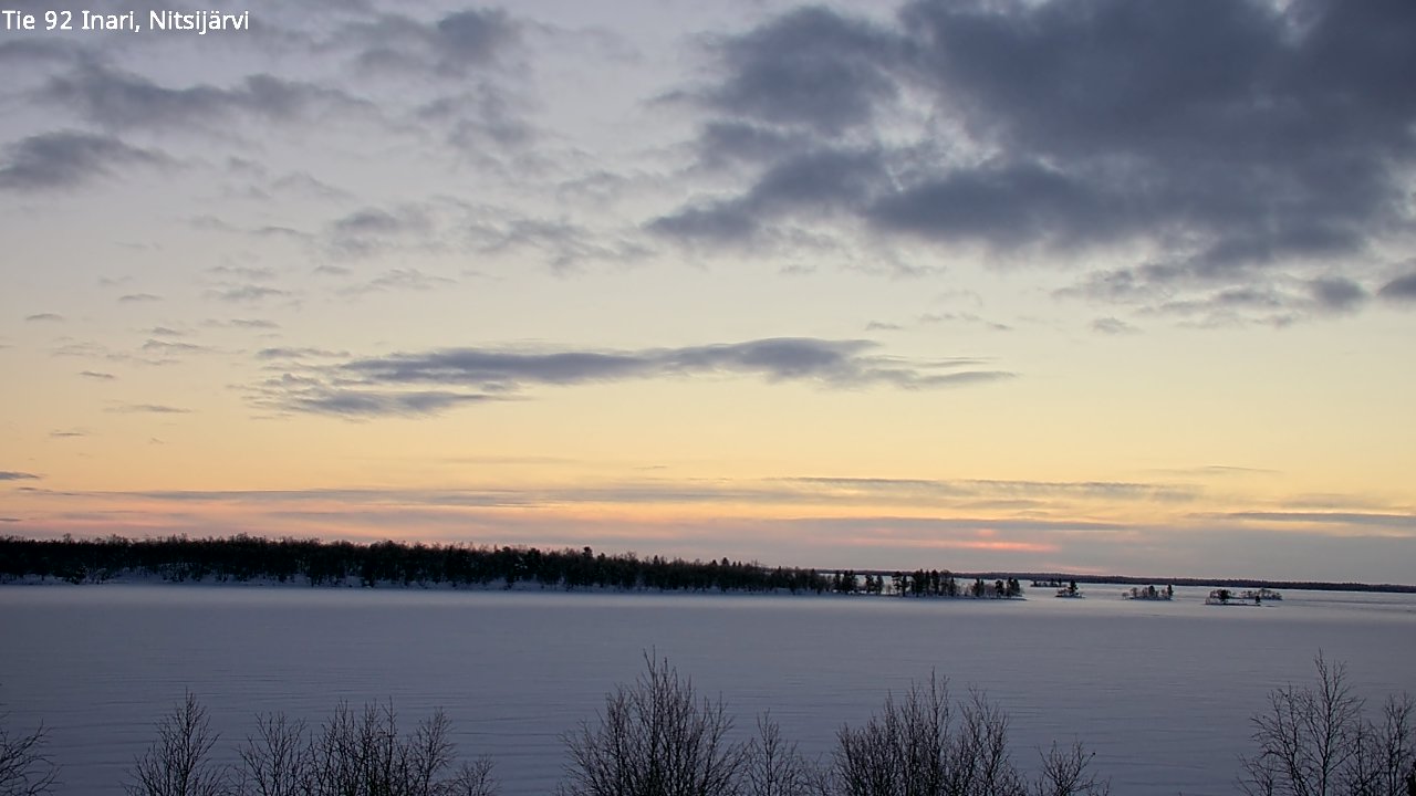 Weather Camera Image Road 92 Inari, Nitsijärvi, Inari, Lappi
