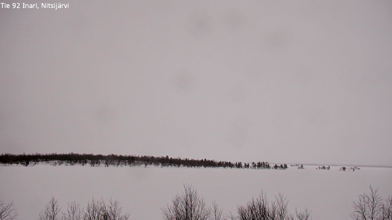 Kelikamerat Kuva Tie 92 Inari, Nitsijärvi, Inari, Lappi