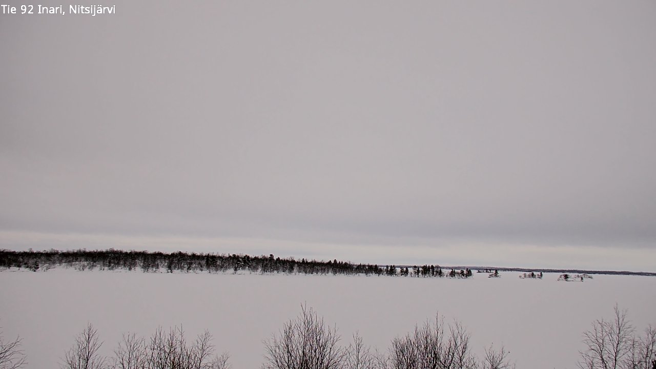 Kelikamerat Kuva Tie 92 Inari, Nitsijärvi, Inari, Lappi