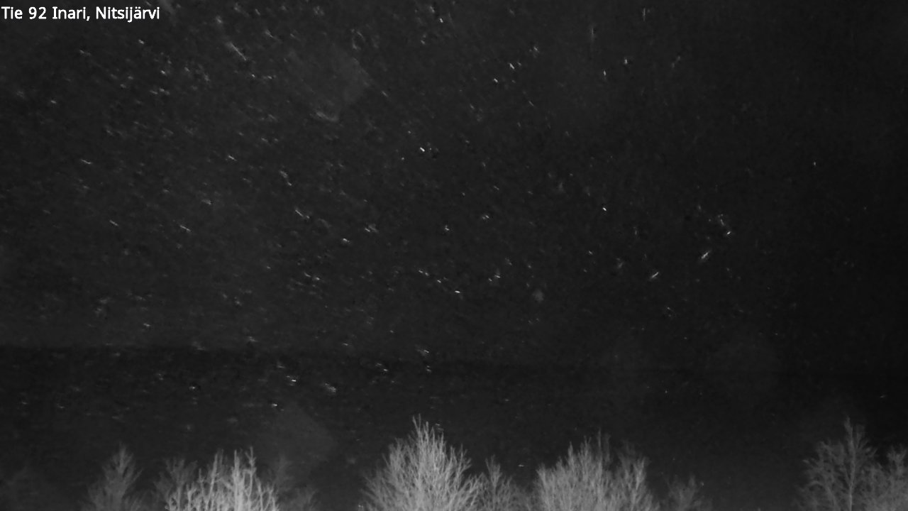 Weather Camera Image Road 92 Inari, Nitsijärvi, Inari, Lappi