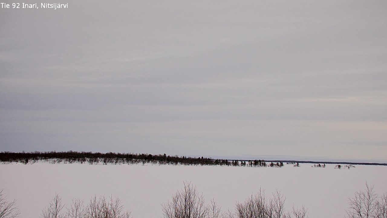 Kelikamerat Kuva Tie 92 Inari, Nitsijärvi, Inari, Lappi