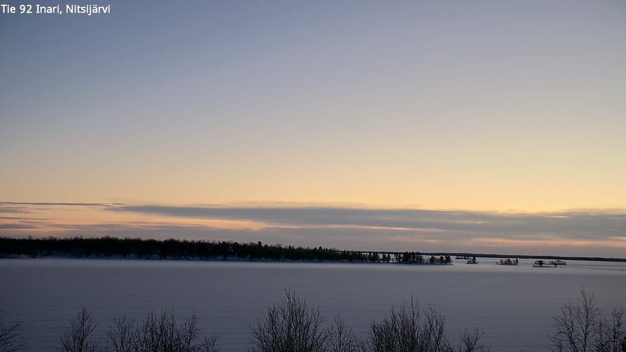 Weather Camera Image Road 92 Inari, Nitsijärvi, Inari, Lappi