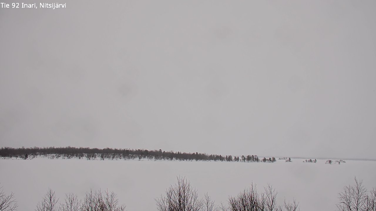 Kelikamerat Kuva Tie 92 Inari, Nitsijärvi, Inari, Lappi