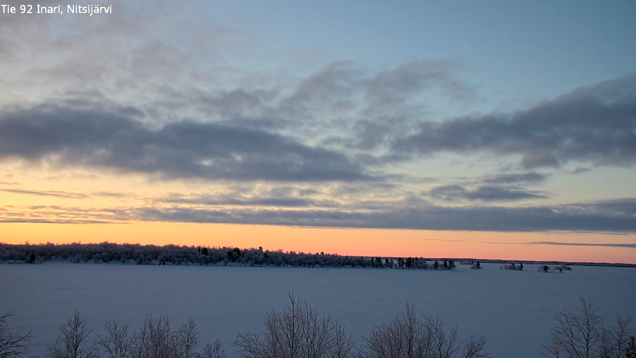 Kelikamerat Kuva Tie 92 Inari, Nitsijärvi, Inari, Lappi