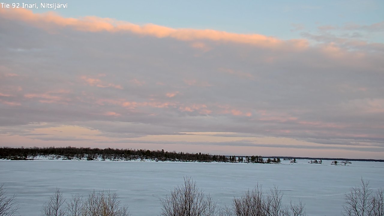 Kelikamerat Kuva Tie 92 Inari, Nitsijärvi, Inari, Lappi