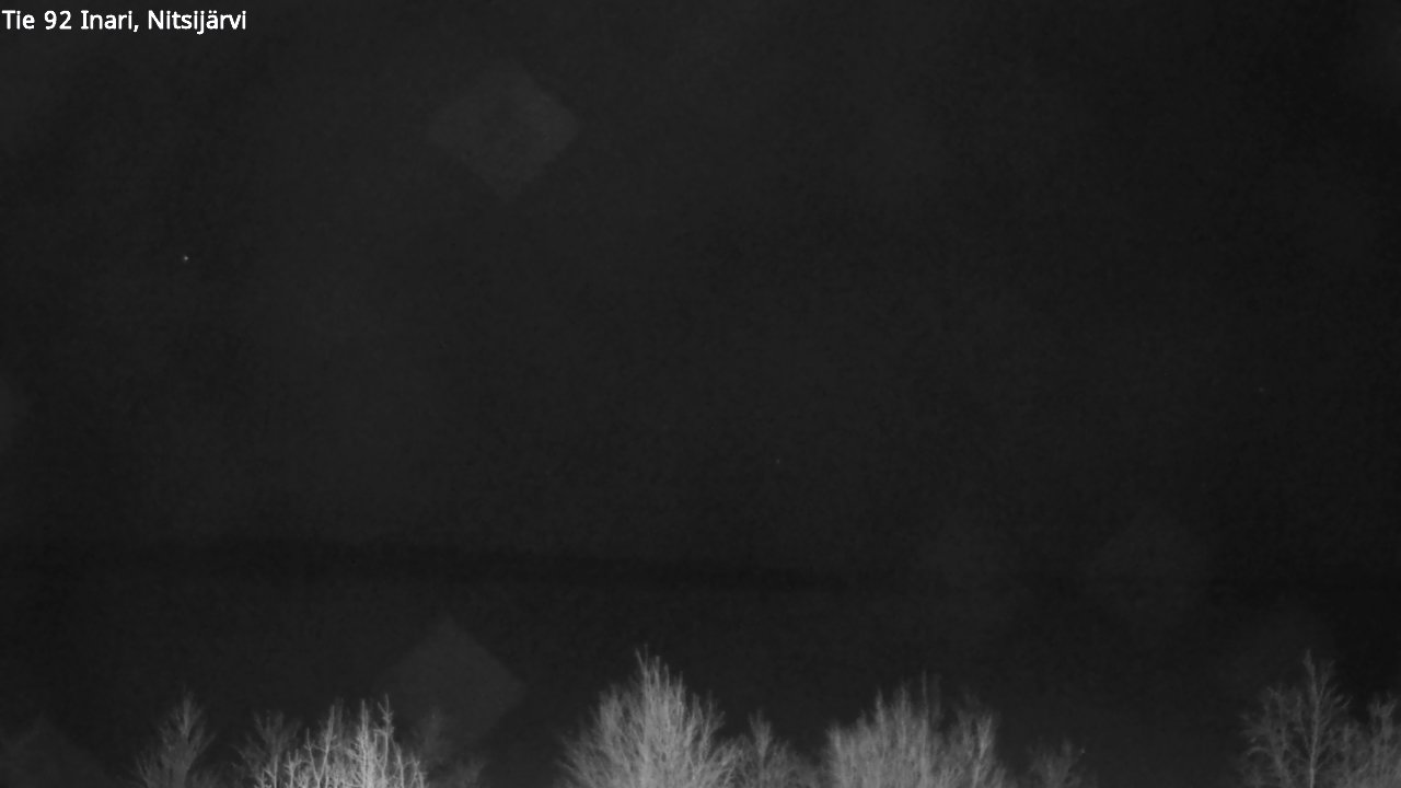 Weather Camera Image Road 92 Inari, Nitsijärvi, Inari, Lappi