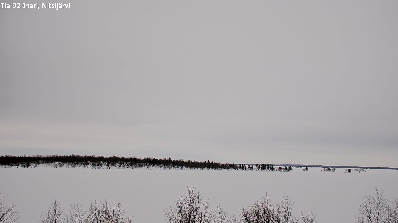 Kelikamerat Kuva Tie 92 Inari, Nitsijärvi, Inari, Lappi