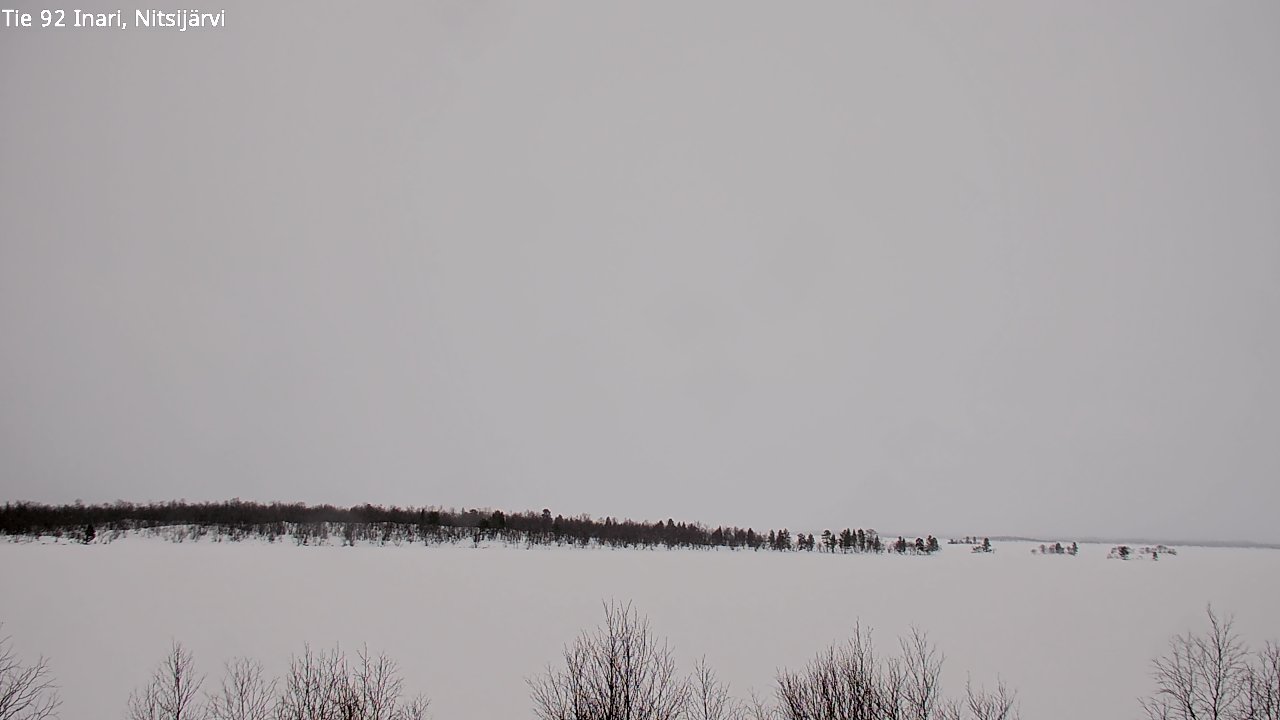 Kelikamerat Kuva Tie 92 Inari, Nitsijärvi, Inari, Lappi