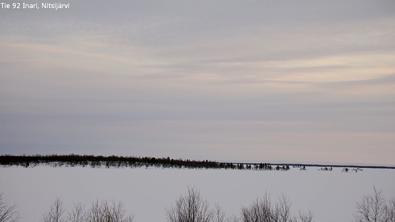 Kelikamerat Kuva Tie 92 Inari, Nitsijärvi, Inari, Lappi