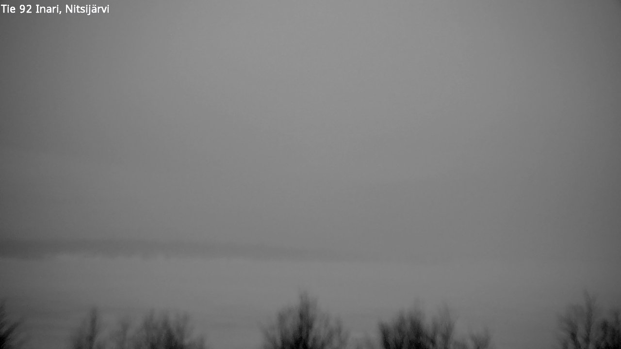 Weather Camera Image Väg 92 Enare, Nitsijärvi, Inari, Lappi