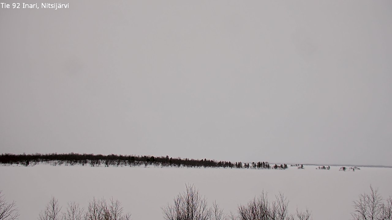 Kelikamerat Kuva Tie 92 Inari, Nitsijärvi, Inari, Lappi