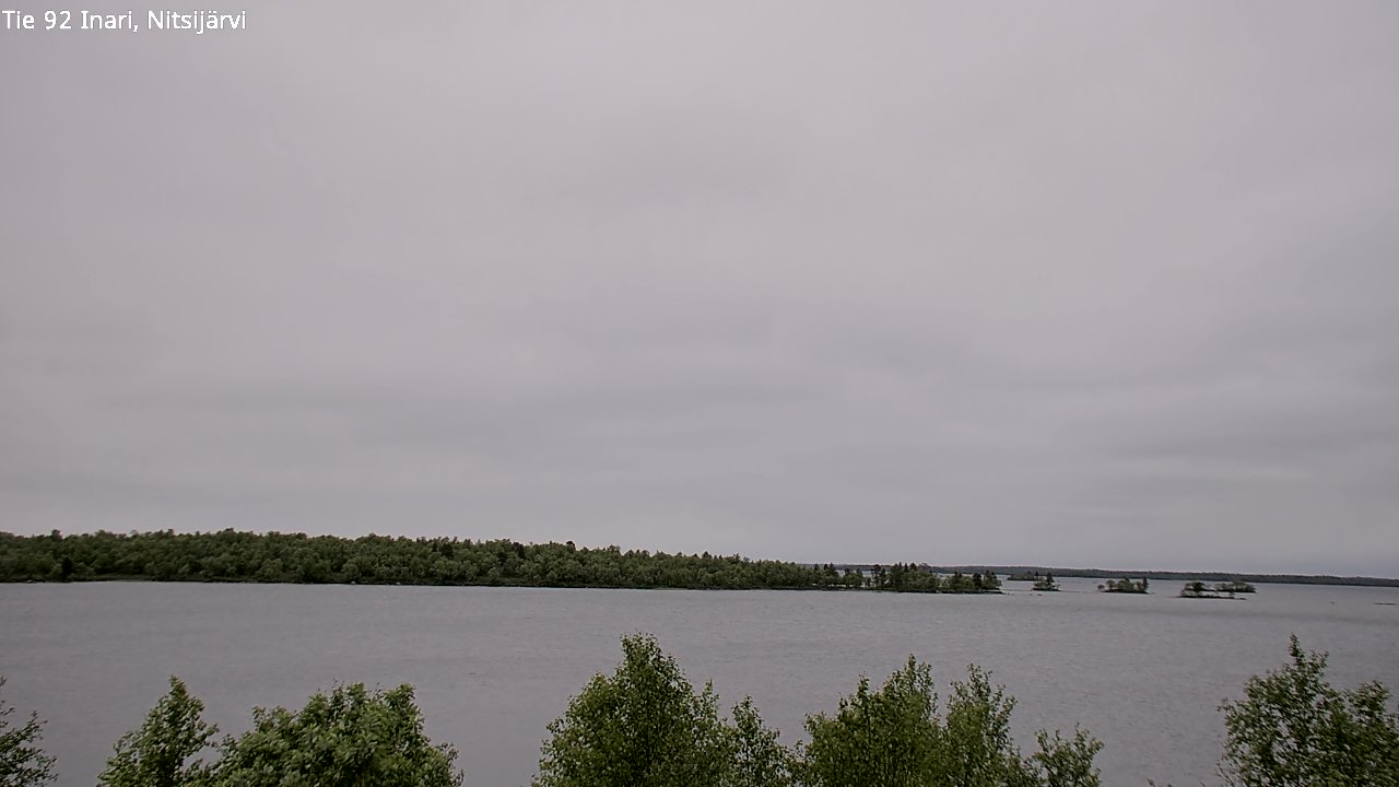Weather Camera Image Road 92 Inari, Nitsijärvi, Inari, Lappi