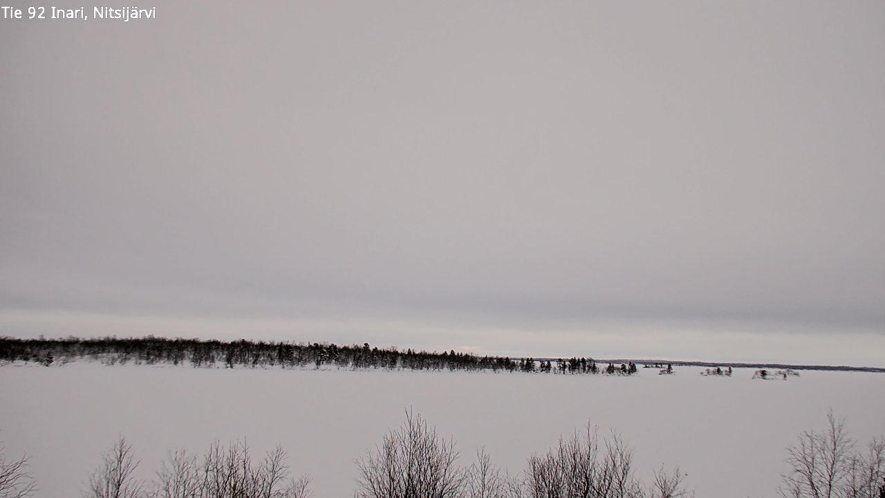 Kelikamerat Kuva Tie 92 Inari, Nitsijärvi, Inari, Lappi
