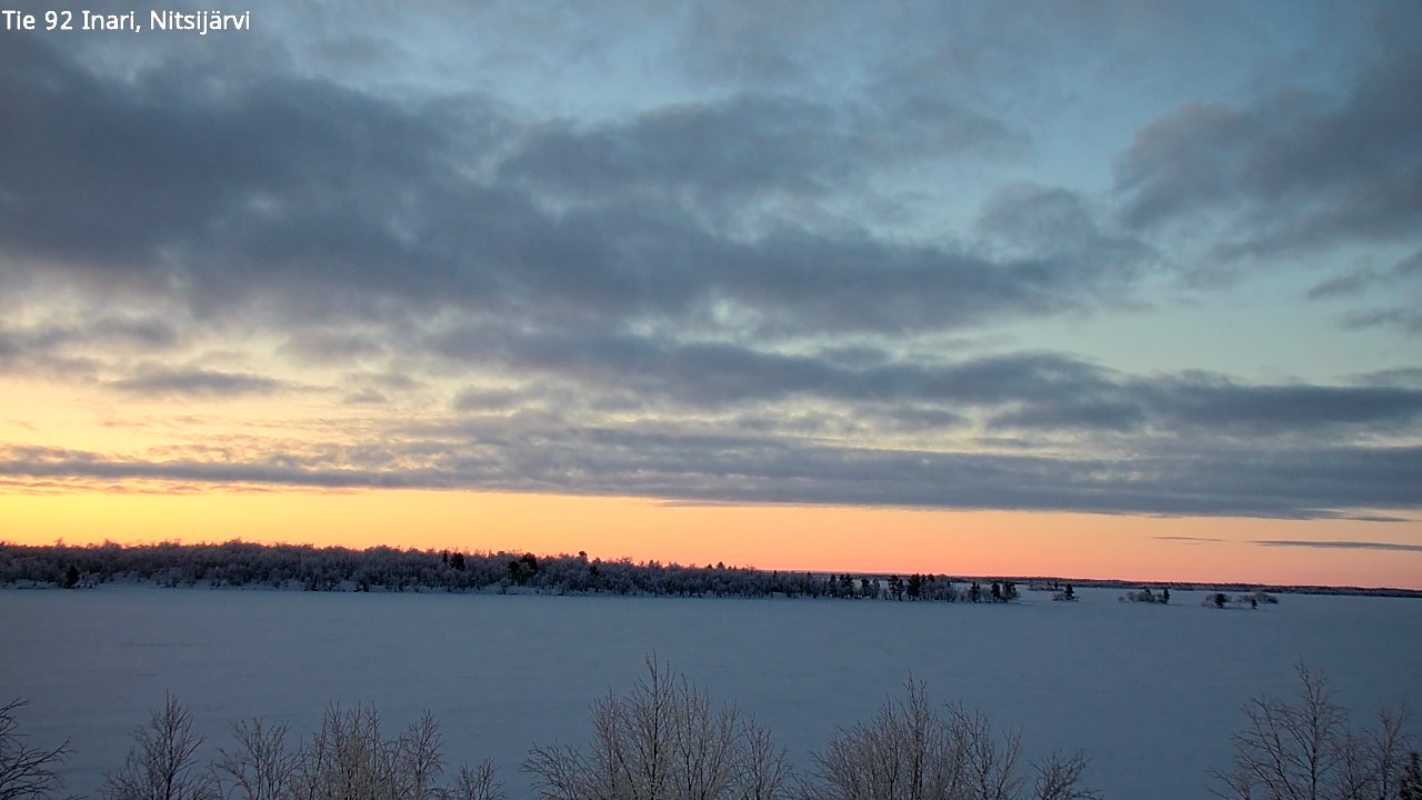 Kelikamerat Kuva Tie 92 Inari, Nitsijärvi, Inari, Lappi