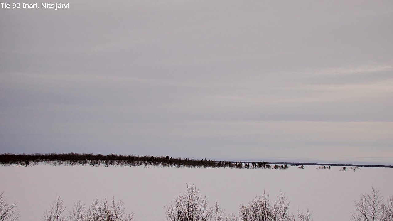 Kelikamerat Kuva Tie 92 Inari, Nitsijärvi, Inari, Lappi