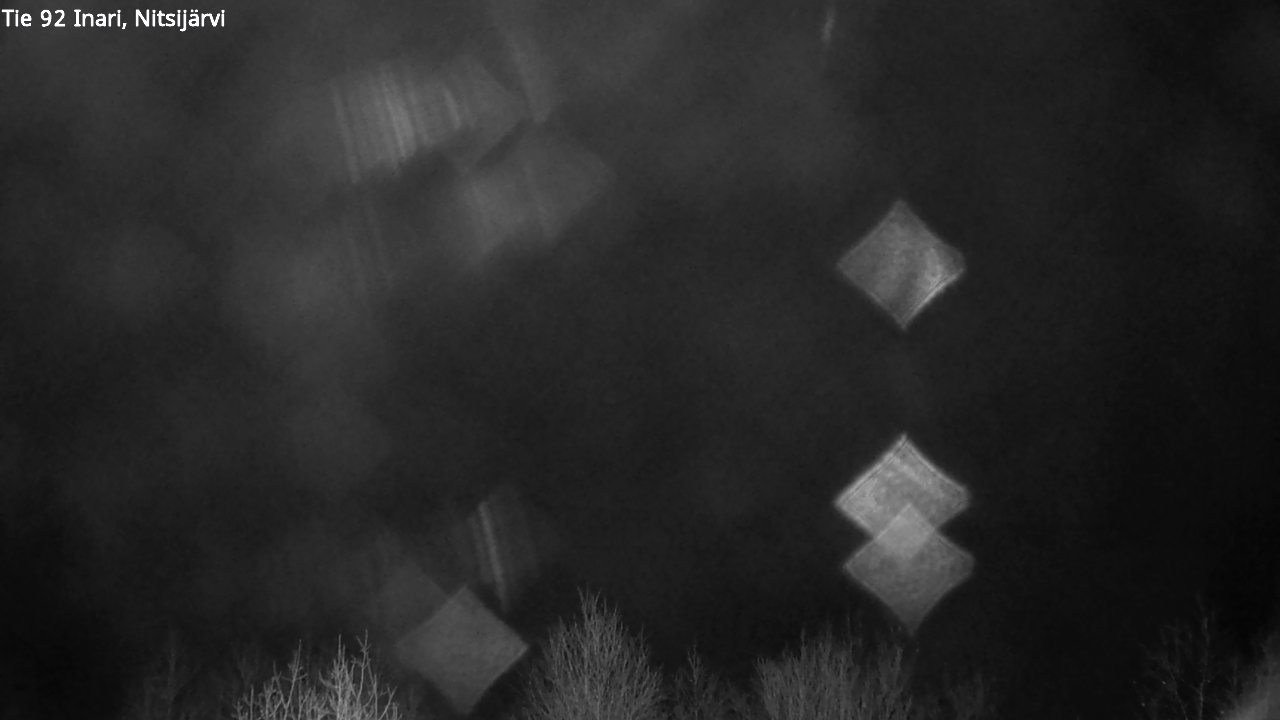 Weather Camera Image Road 92 Inari, Nitsijärvi, Inari, Lappi