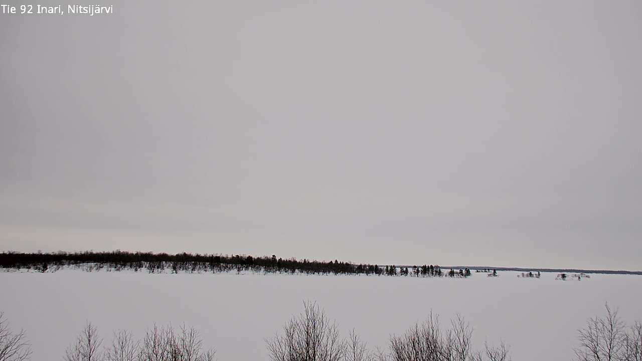 Kelikamerat Kuva Tie 92 Inari, Nitsijärvi, Inari, Lappi