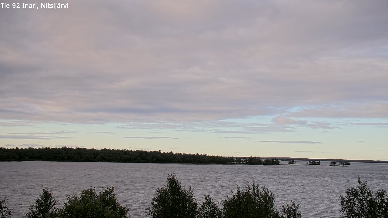 Weather Camera Image Road 92 Inari, Nitsijärvi, Inari, Lappi