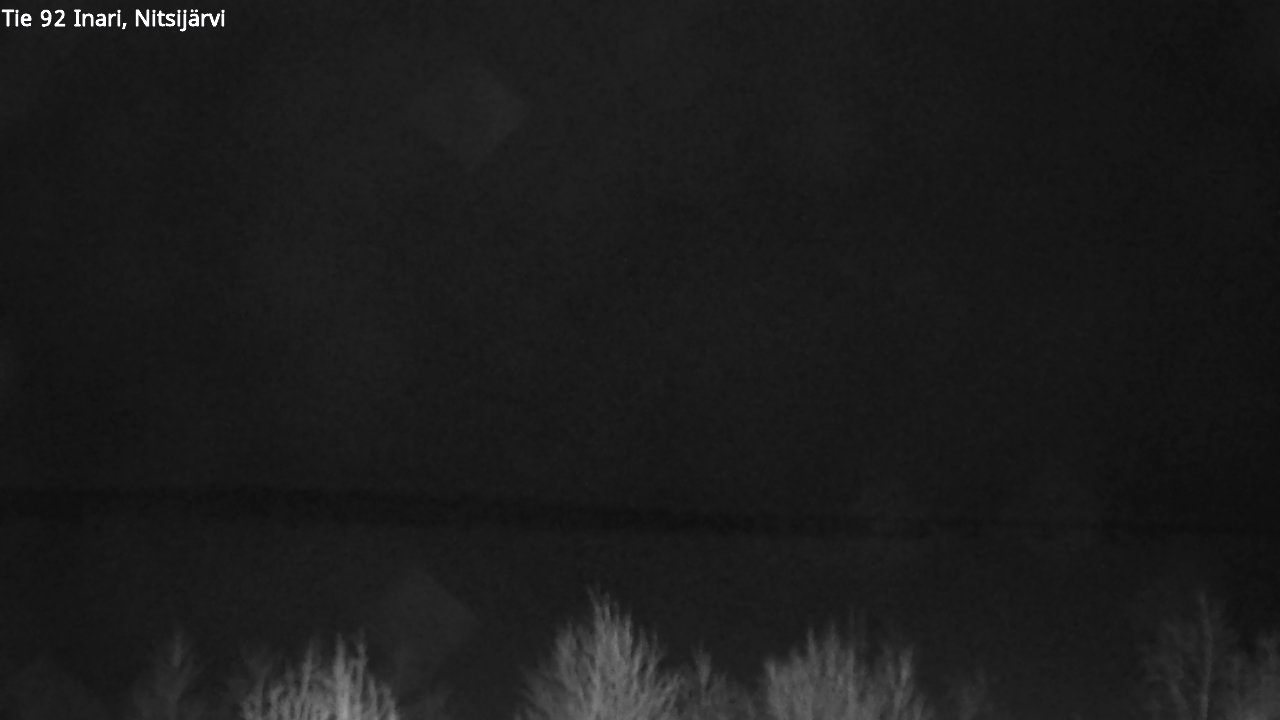 Weather Camera Image Road 92 Inari, Nitsijärvi, Inari, Lappi
