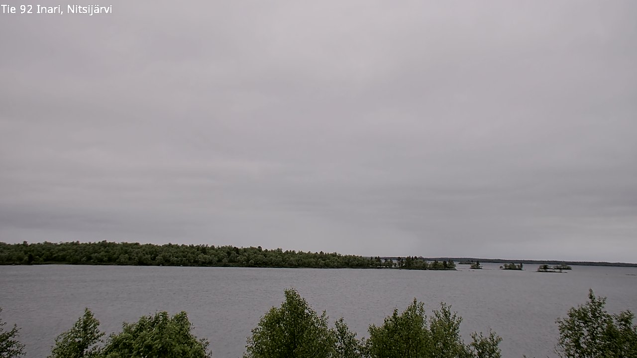Weather Camera Image Road 92 Inari, Nitsijärvi, Inari, Lappi
