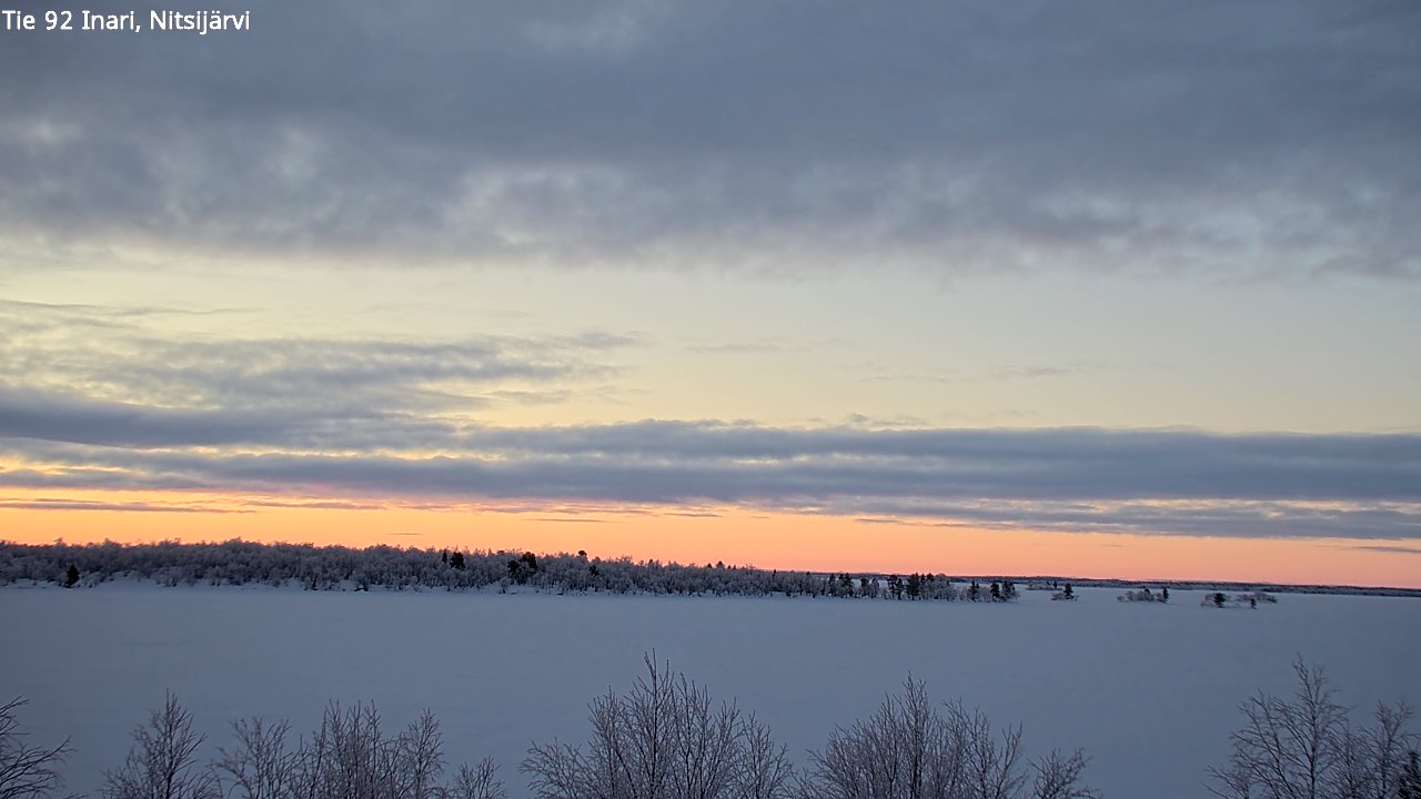 Kelikamerat Kuva Tie 92 Inari, Nitsijärvi, Inari, Lappi