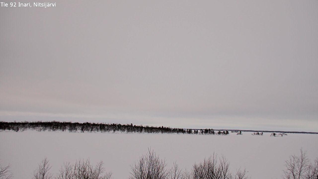 Kelikamerat Kuva Tie 92 Inari, Nitsijärvi, Inari, Lappi