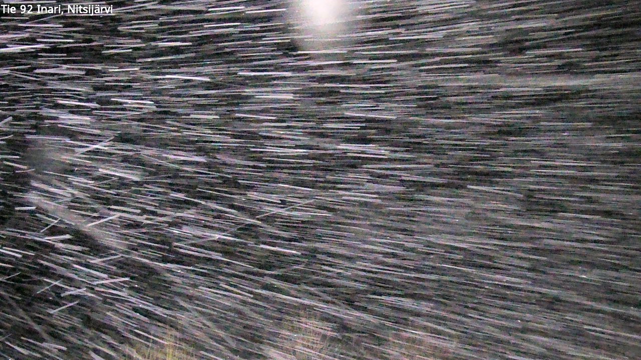 Kelikamerat Kuva Tie 92 Inari, Nitsijärvi, Inari, Lappi