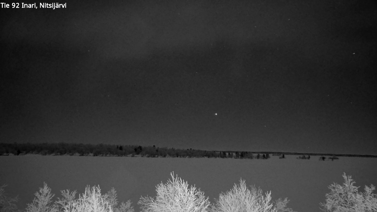 Kelikamerat Kuva Tie 92 Inari, Nitsijärvi, Inari, Lappi