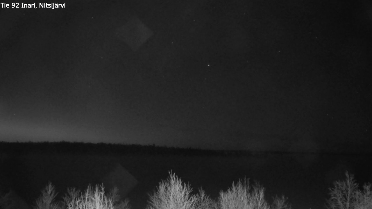 Weather Camera Image Road 92 Inari, Nitsijärvi, Inari, Lappi