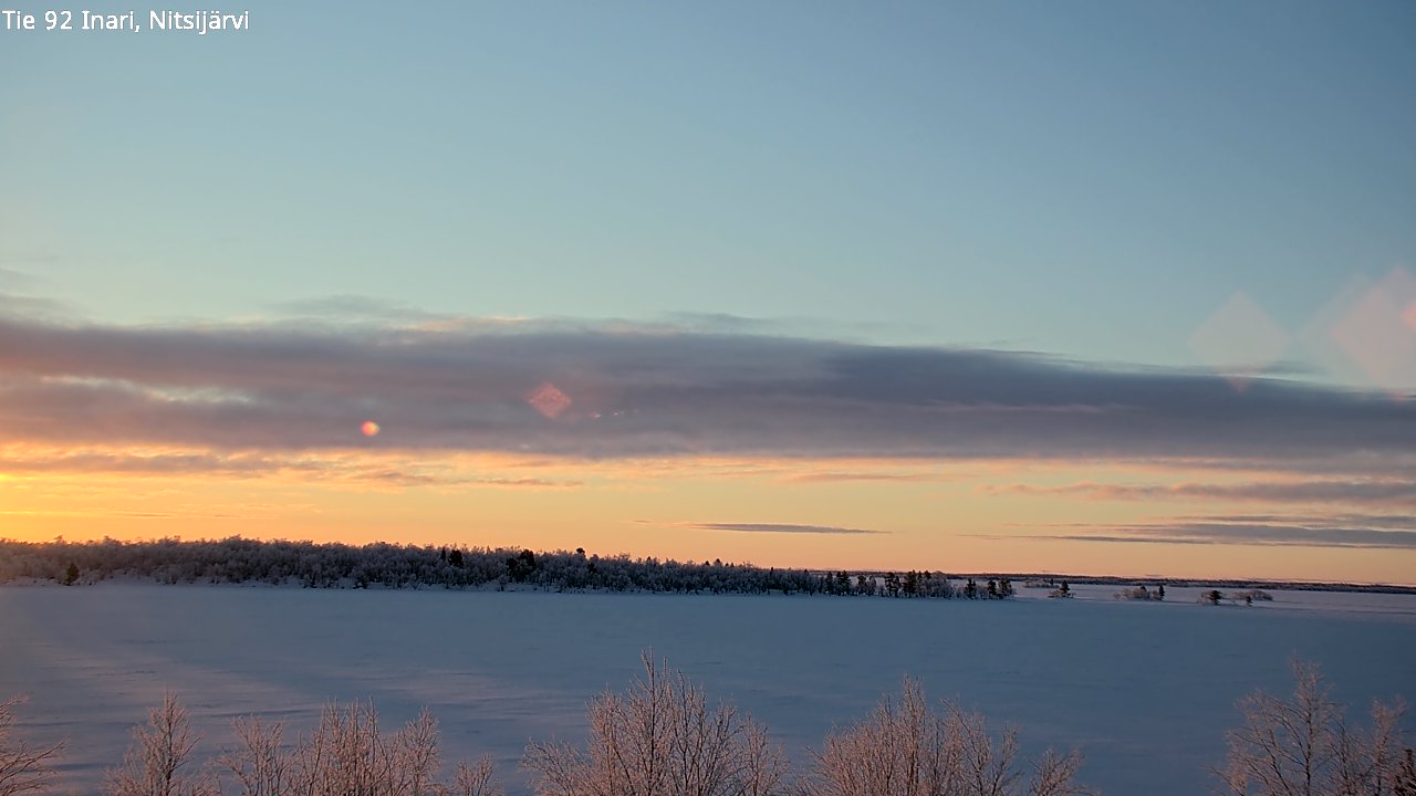 Kelikamerat Kuva Tie 92 Inari, Nitsijärvi, Inari, Lappi