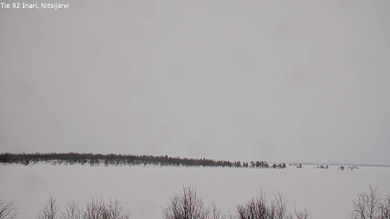 Kelikamerat Kuva Tie 92 Inari, Nitsijärvi, Inari, Lappi