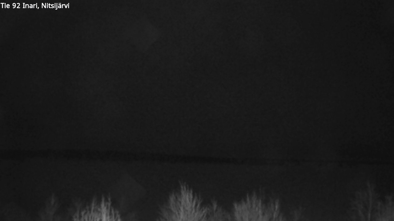 Weather Camera Image Road 92 Inari, Nitsijärvi, Inari, Lappi