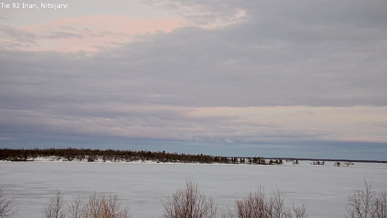 Kelikamerat Kuva Tie 92 Inari, Nitsijärvi, Inari, Lappi